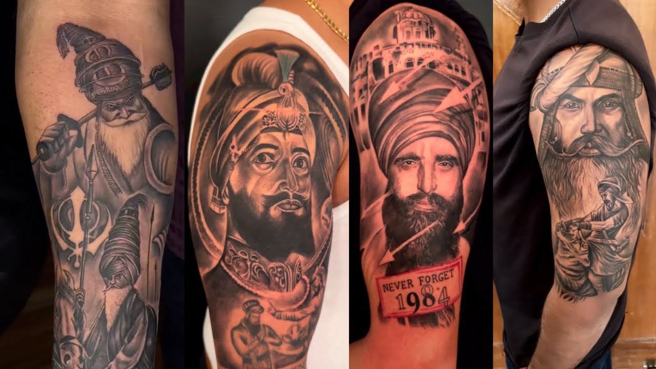 BABA DEEP SINGH JI TATTOO | Small tattoos, Tattoos, Portrait tattoo